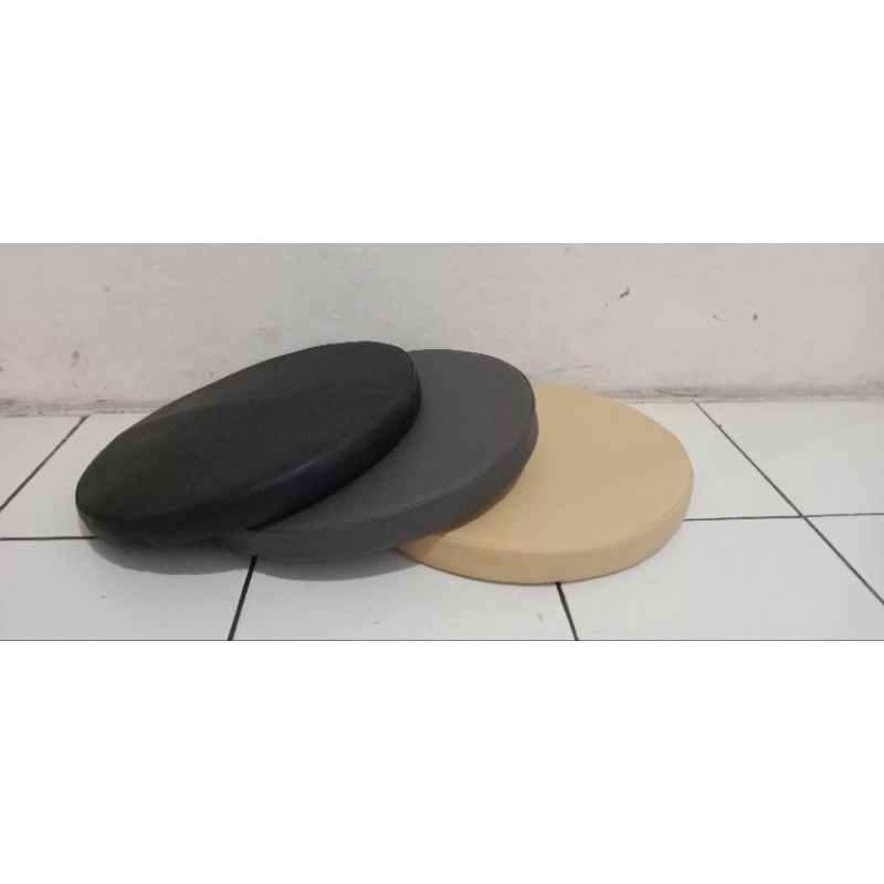 alas/bantal duduk lesehan bulat sofa/kursi/meditasi dll.bahan kain oskar/kulit sintetis isian busa r
