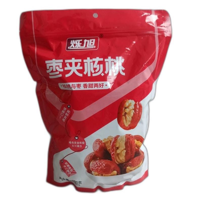 

Zao Jia He Tao Ren Kacang Walnut Kurma Merah Red Dates with Walnuts 500g