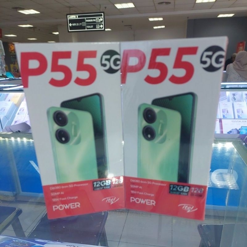 itel p55 5G 6/128GB garansi resmi itel