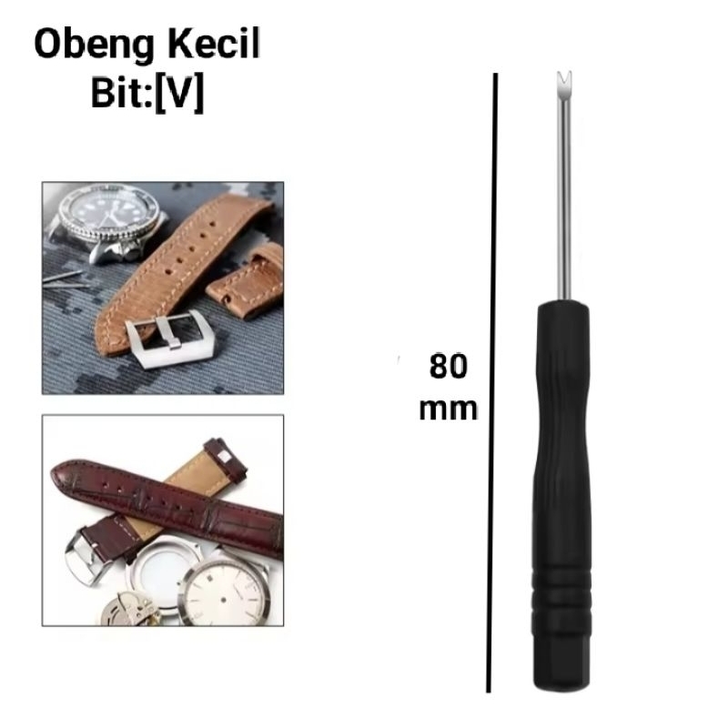 Obeng V Kecil Untuk Lepas Pasang Pen Strap Jam Tangan /Baut jam Hoblut
