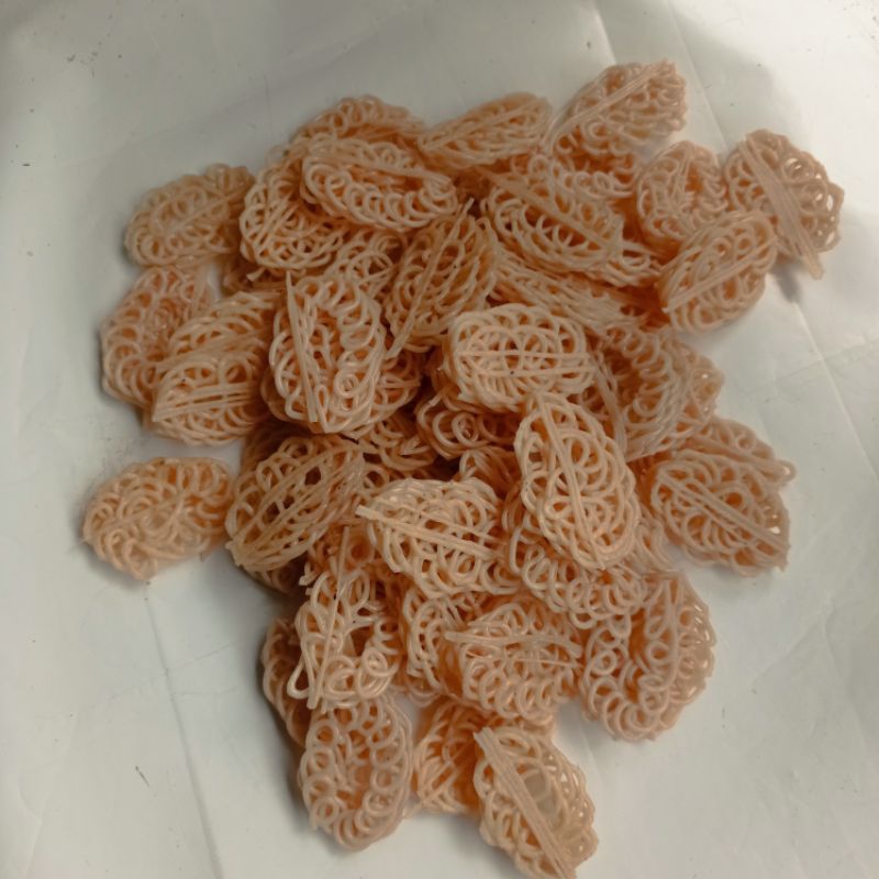 

KRUPUK / KERUPUK KRECEK MAWAR LONJONG / UYEL 1KG