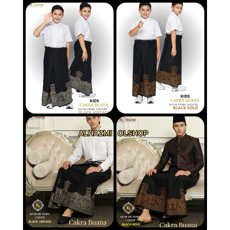 Sarung Couple Cakra Buana / Sarung Menara kudus / Sarung Polos / Sarung Motif baru / Sarung alhazmi 