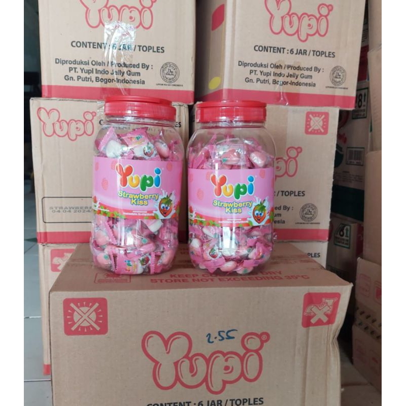 

PERMEN YUPI KISS KEMASAN TOPLES 400gram/Allbakti snack/Snack viral.