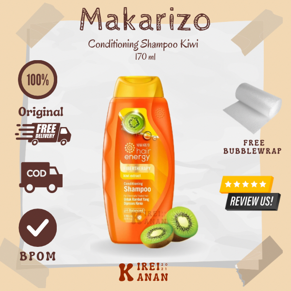 Makarizo Hair Energy Fibertherapy Conditioning Shampoo Kiwi 170 mL