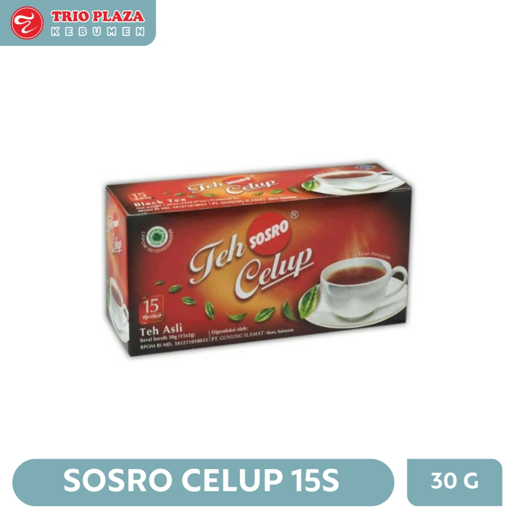 

TEH SOSRO CELUP 15S 30 GRAM