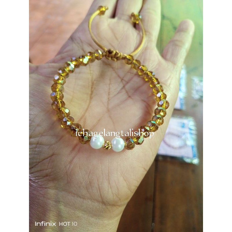 gelang Ceko mutiara Mrican 0, 1 gram semar nusantara