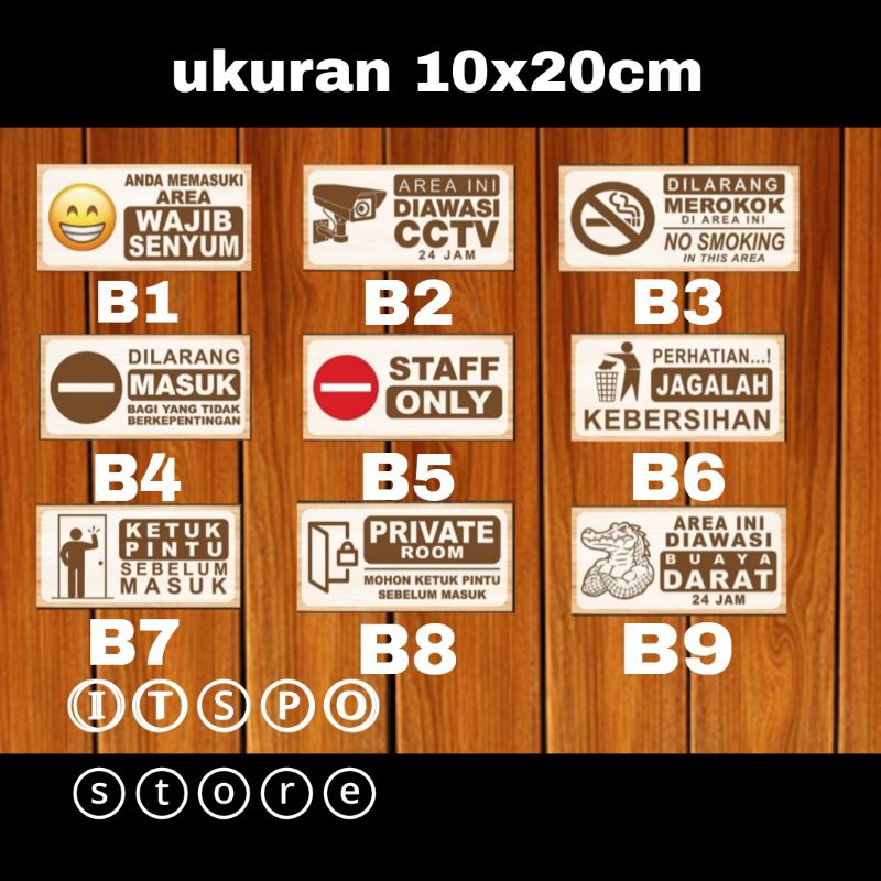 Hiasan kamar pajangan dinding walldecor kata-kata