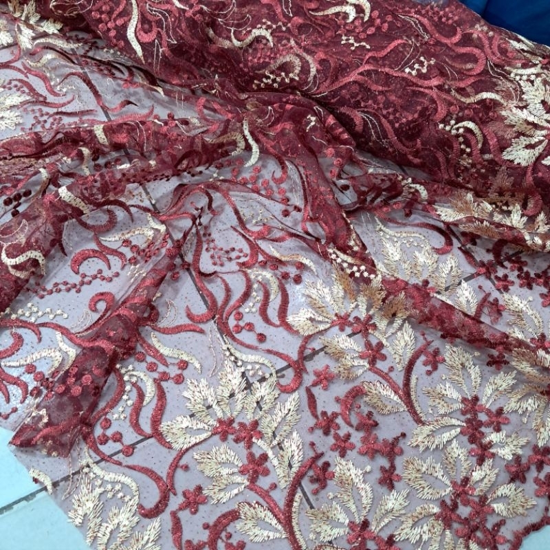 kain tile garden - Kain Tile valentino - garden tile - kain tile bordir - tile kebaya korea - kain e