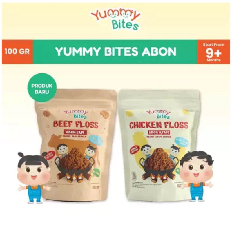 

Yummy Bites Abon 100gr / 9+