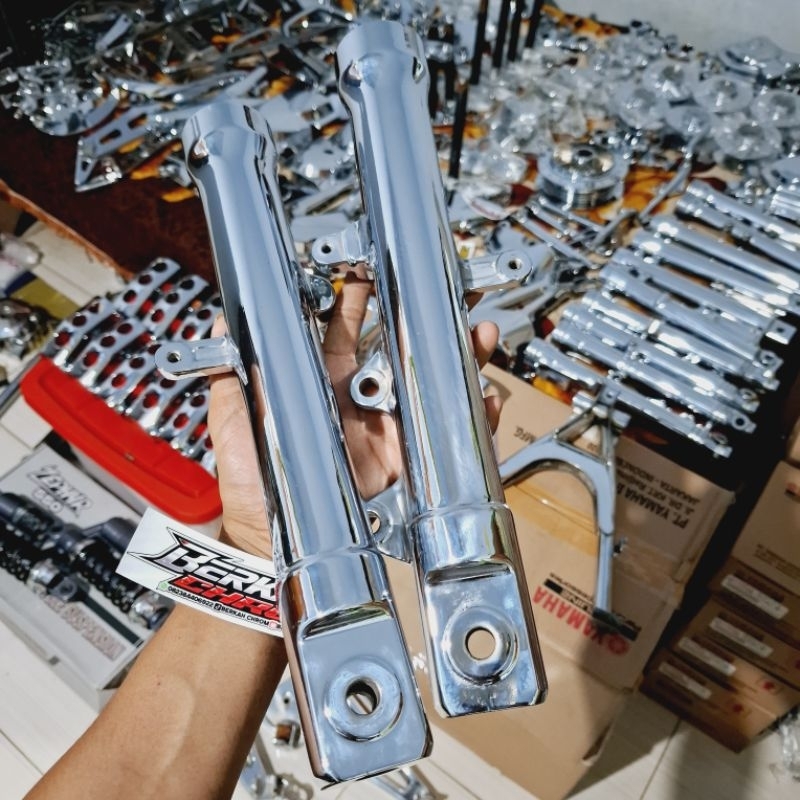 buttum shock buttum sok depan vixion new bumbung sok depan vixion new original lapasan motor finishi