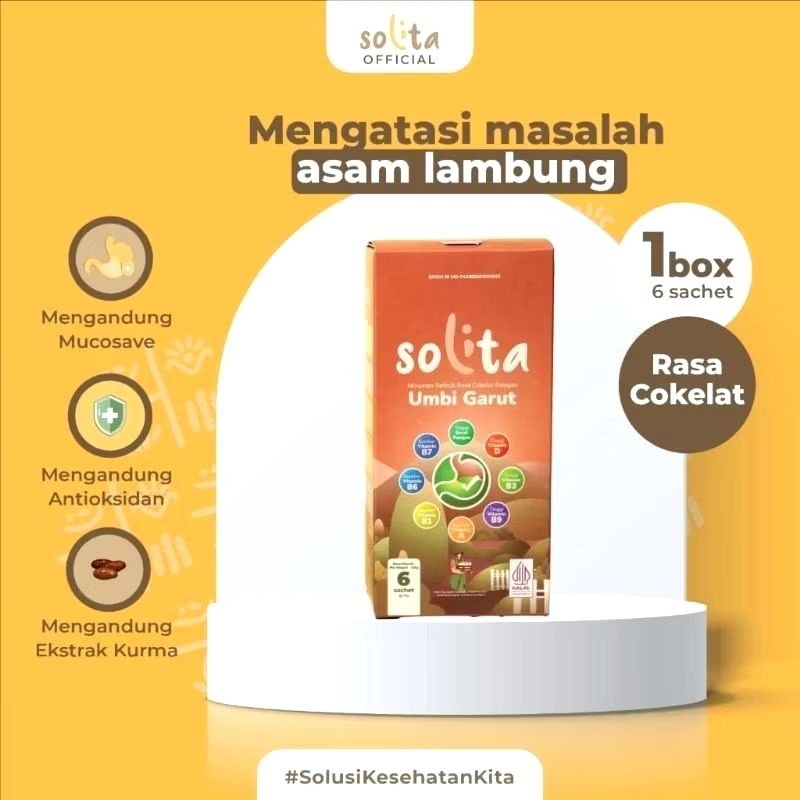 

Solita Umbi Garut Rasa Coklat