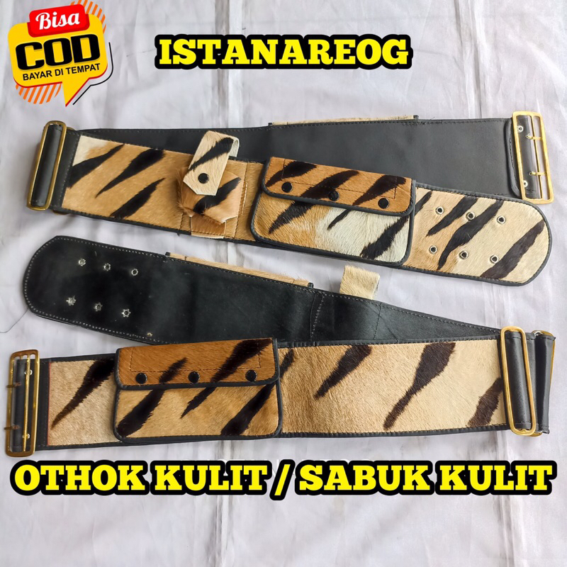 sabuk othok kulit / sabuk kulit / sabuk othok