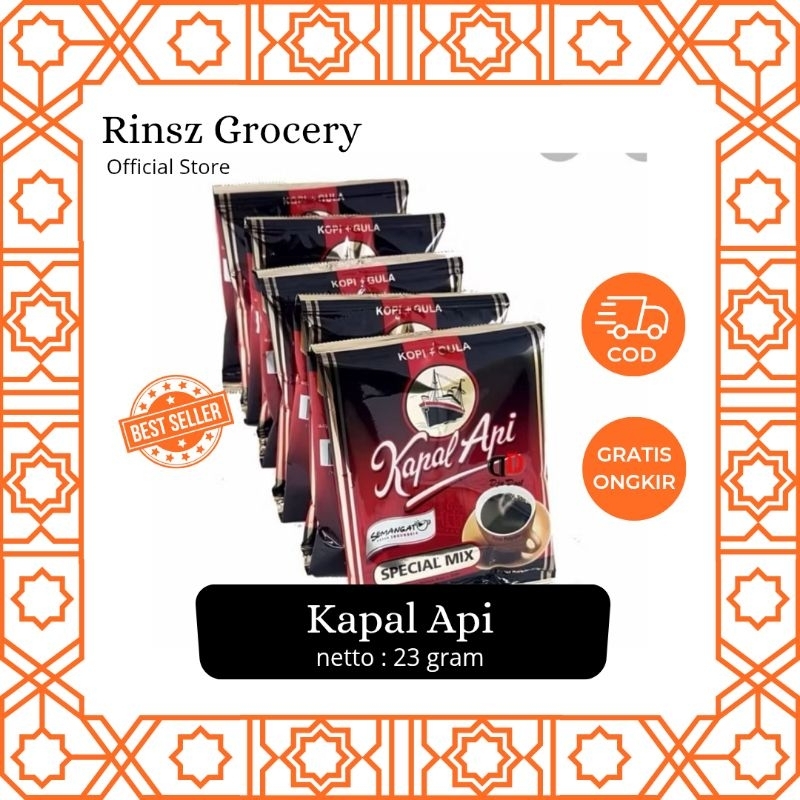 

10 sachet KOPI KAPAL API SPECIAL MIX 23gr Kopi Instan Promo Murah