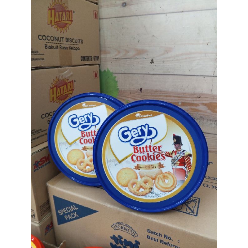 

BEST SELLER !!! GERY BUTTER COOKIES BESAR ROTI LEBARAN