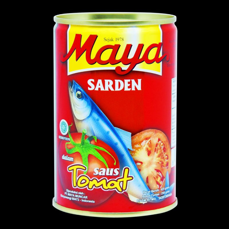

Maya Sardines Tomat 425gr