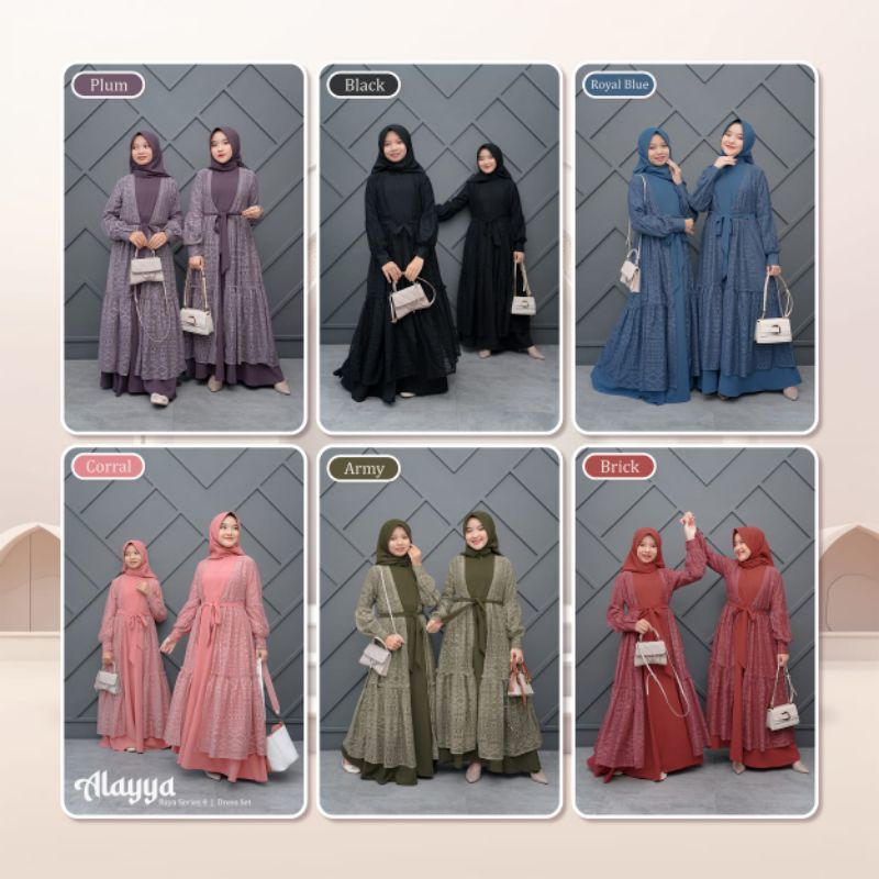 ORIBELLE DRESS SET COUPLE ALAYYA