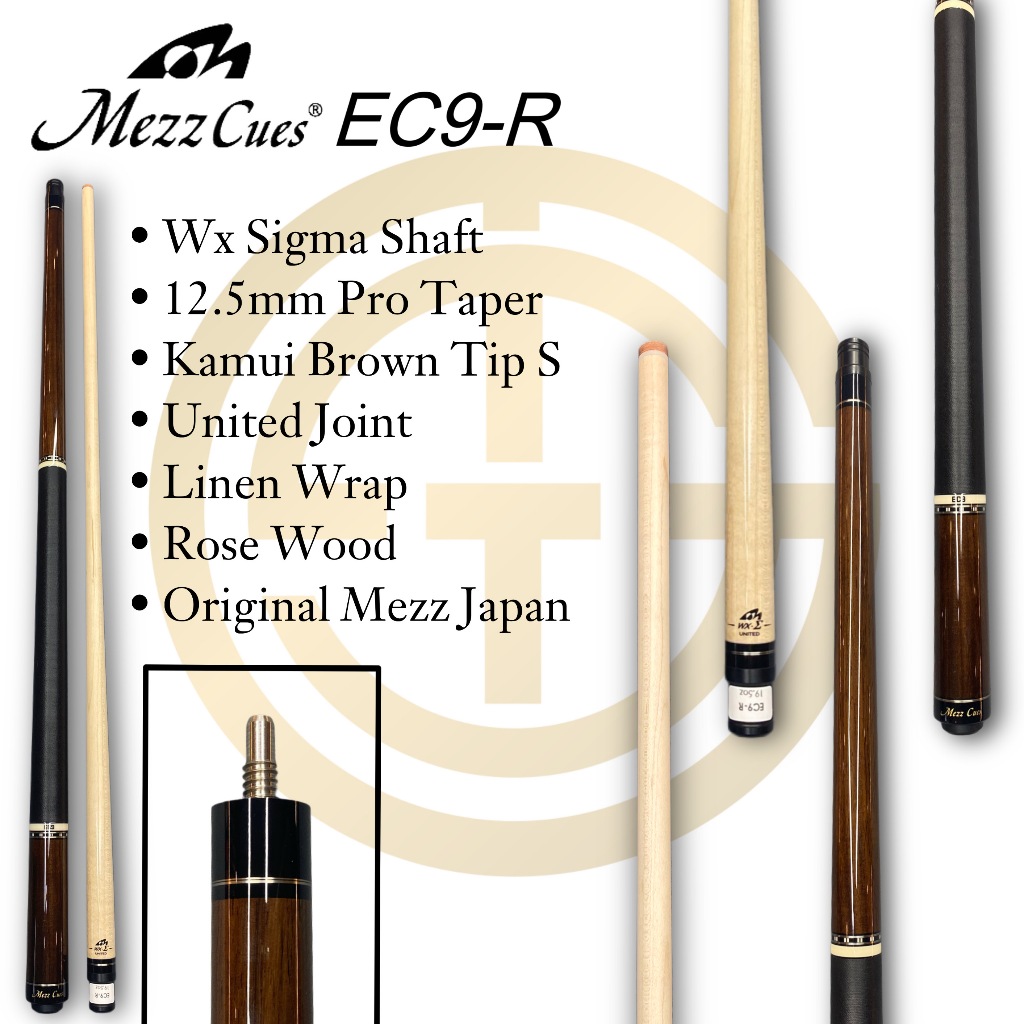 Mezz Cue EC9-R Stick Play Billiard
