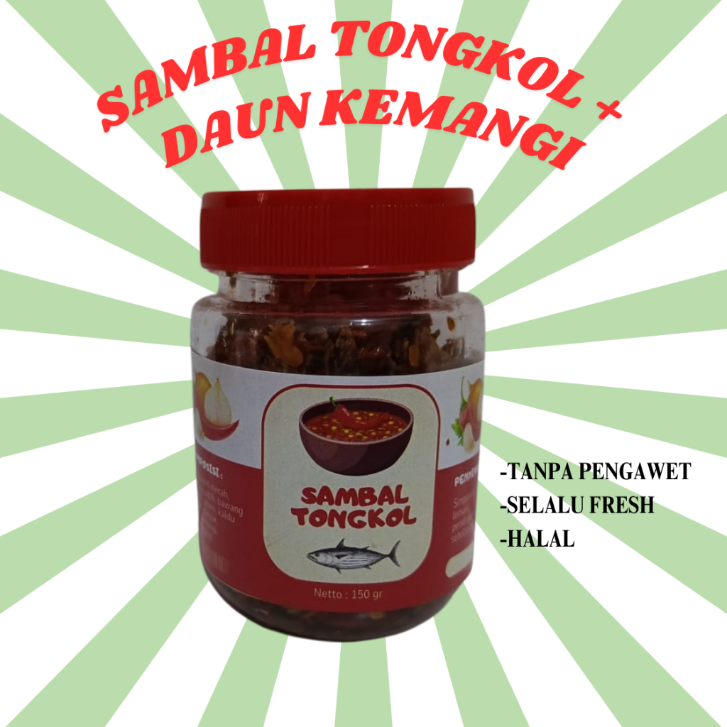 

SAMBAL TERI / SAMBEL TONGKOL / SAMBAL AYAM DENGAN DAUN KEMANGI 150 GRAM