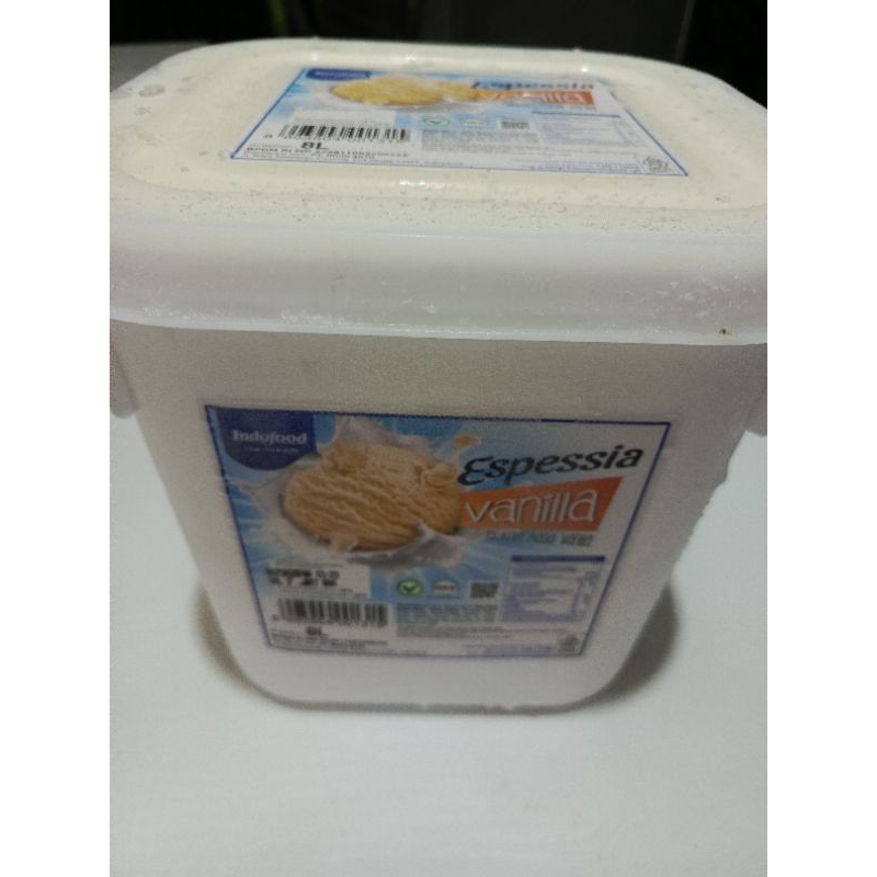 

espessia 8liter vanila indoeskrim espessia bucket murah ice cream espessia emberan