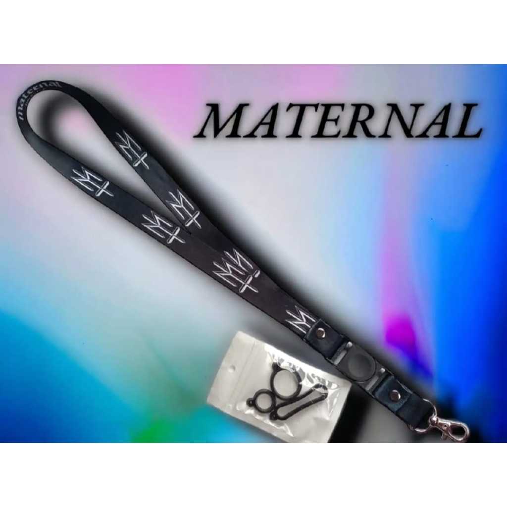 

Gantungan Tali lanyard MATERNAL /Gantungan Kunci/ Tag name dan Id card Free 0 ring karet 3Pcs