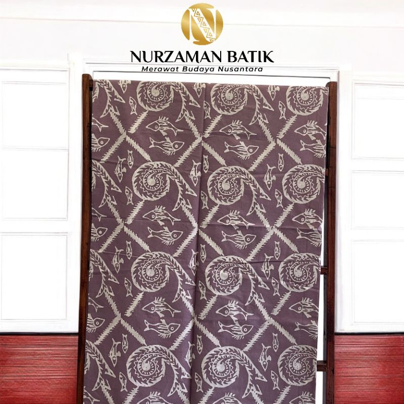RB Kain Batik Kekinian Lilac Series Nurzaman Batik