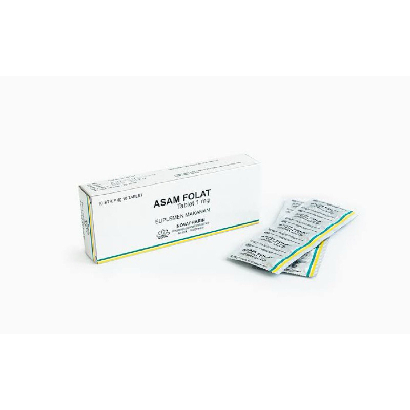 ASAM FOLAT NOVAPHARIN BOX 100 TABLET