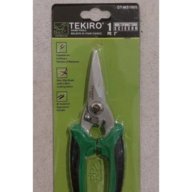 

gunting multifungsi merek tekiro ukuran 7 inch