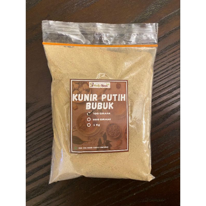 

Kunir Putih / Kunyit Putih bubuk 100 gram murni tanpa campuran