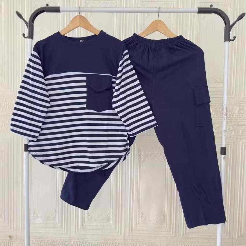 LD 110 120 130 140 CM XL XXL XXXL XXXXL ONE SET CARGO COMBED24s JUMBO SETELAN WANITA KOMBINASI MODEL