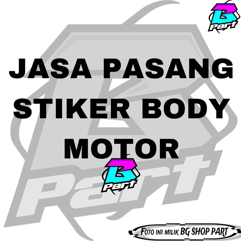 jasa pasang stiker striping fulset