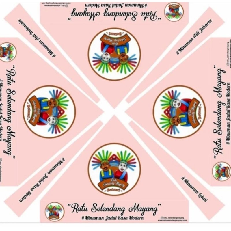 Atap tenda printing bahan flexy Korea