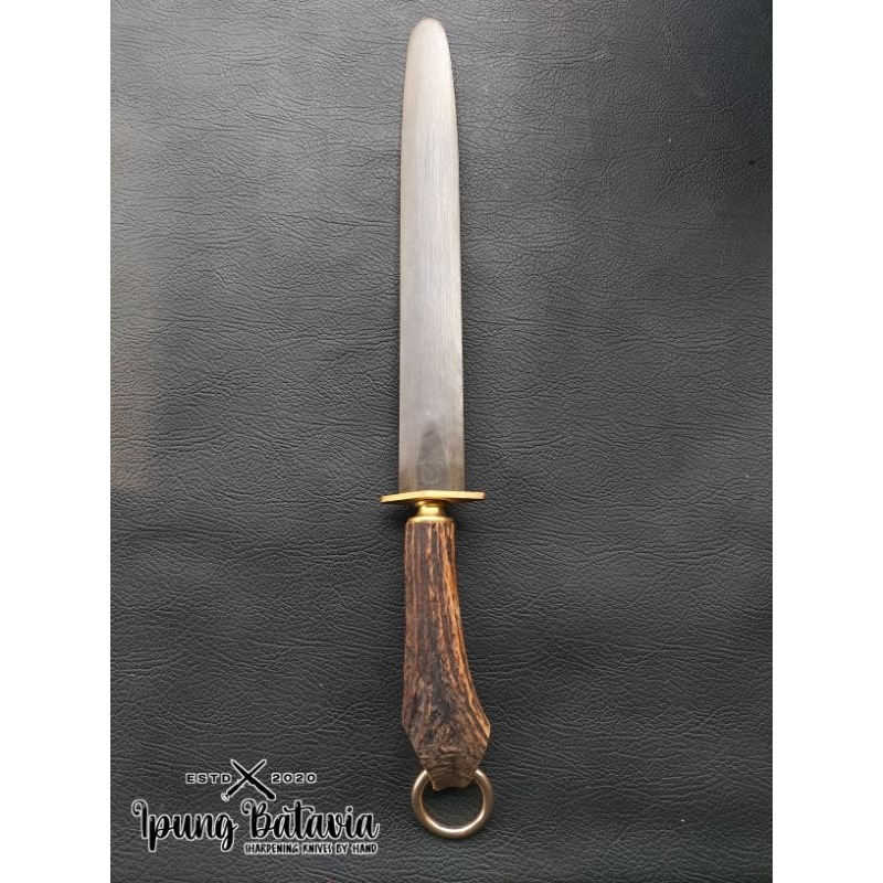 Sharpening Balkan F.DICK Finecut 25cm, Handle TanRus, Accesories Kuningan, Material Ex Kikir