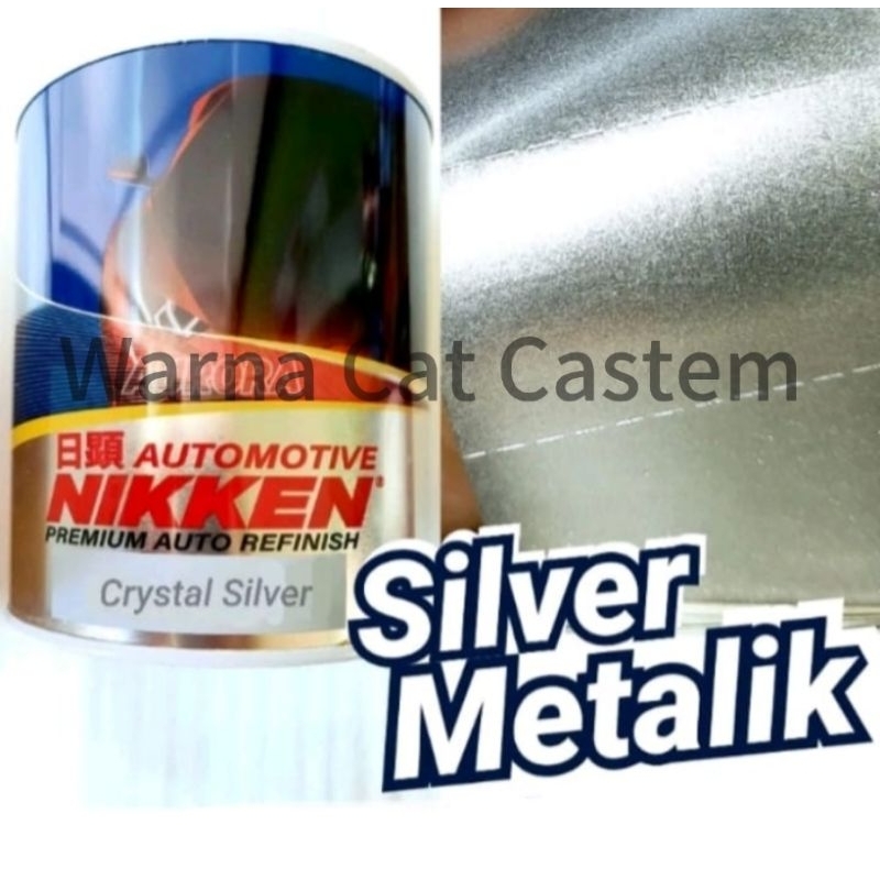 Cat Silver Cristal Metalik Nikken/Cat Silver Metalik Kasar