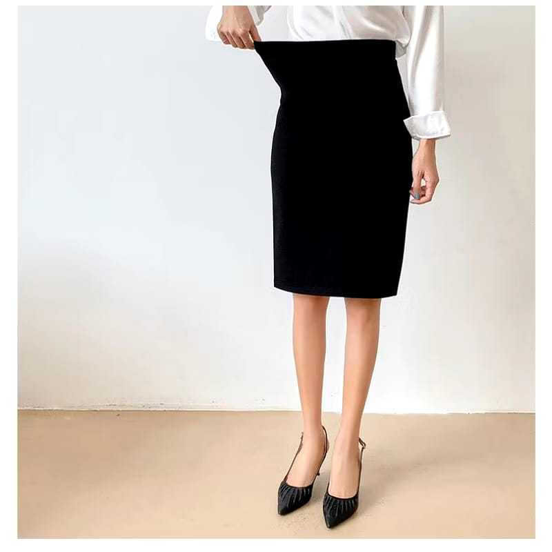 Rok span kerja pendek Rok Span Pendek Wanita Rok Span Bahan Scuba Formal Kantor Rok Pendek Rok Span 