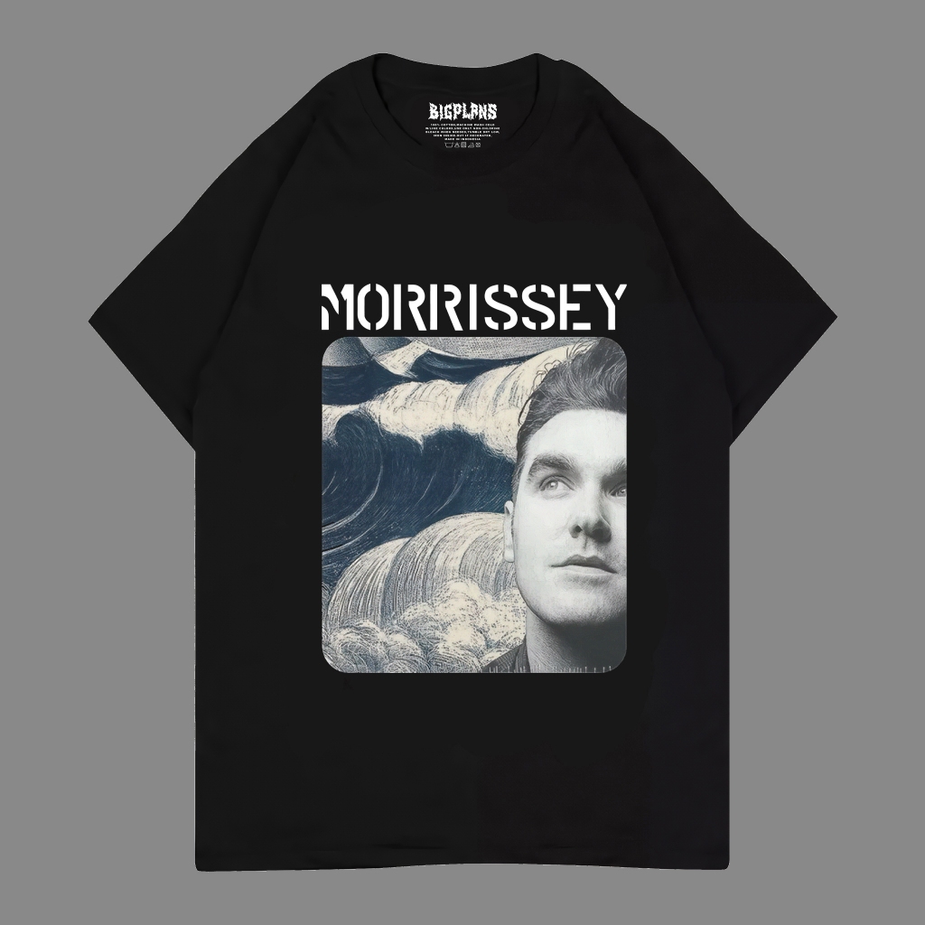 KAOS MORRISSEY WAJAH DISTRO KAOS MUSIC COTTON PREMIUM