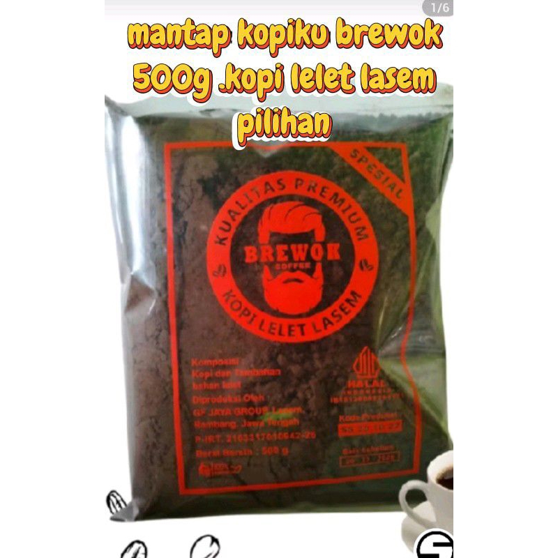 

KOPI BREWOK 500g.kopi viral.kopi bubuk murah.kopi kas Lasem.