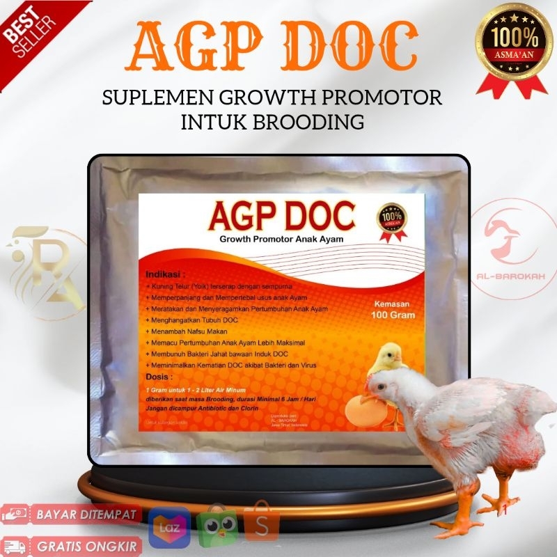 AGP DOC-  growt promotor - suplemen brooding - vitamin brooding - vitamin ayam - forgil - sumox - fo