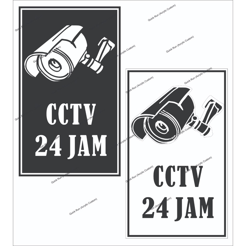 

Sign Stiker CCTV