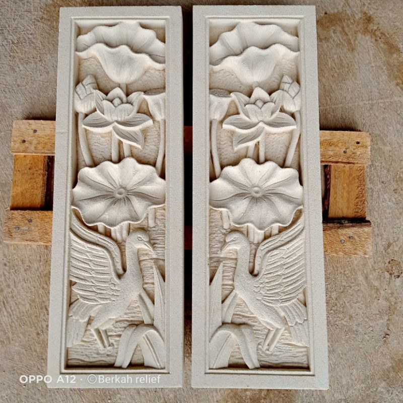 ukiran batu alam hiasan dinding