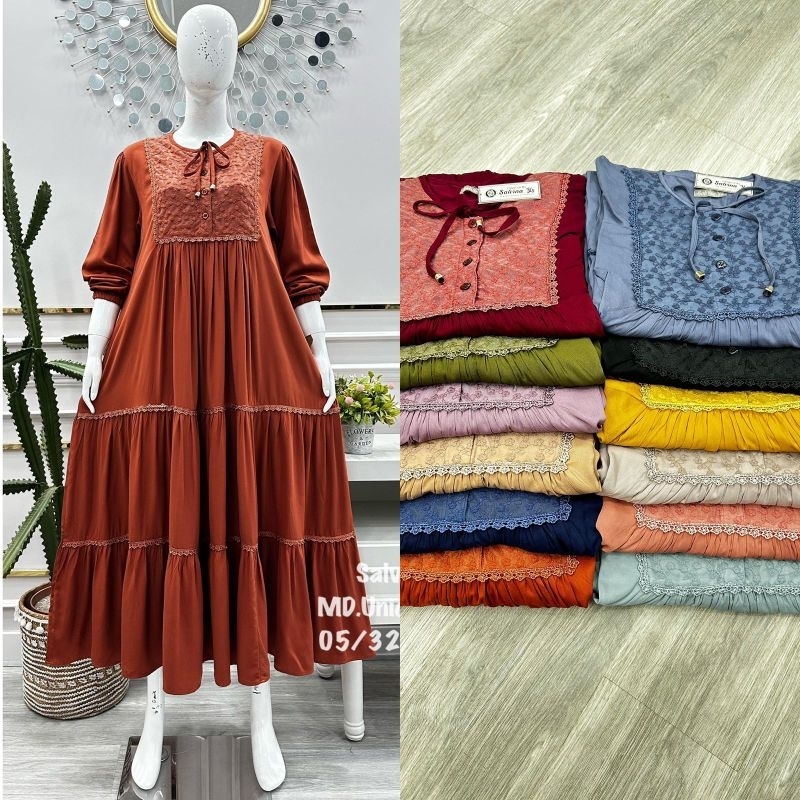 Midi Dres Salvina Renda 01