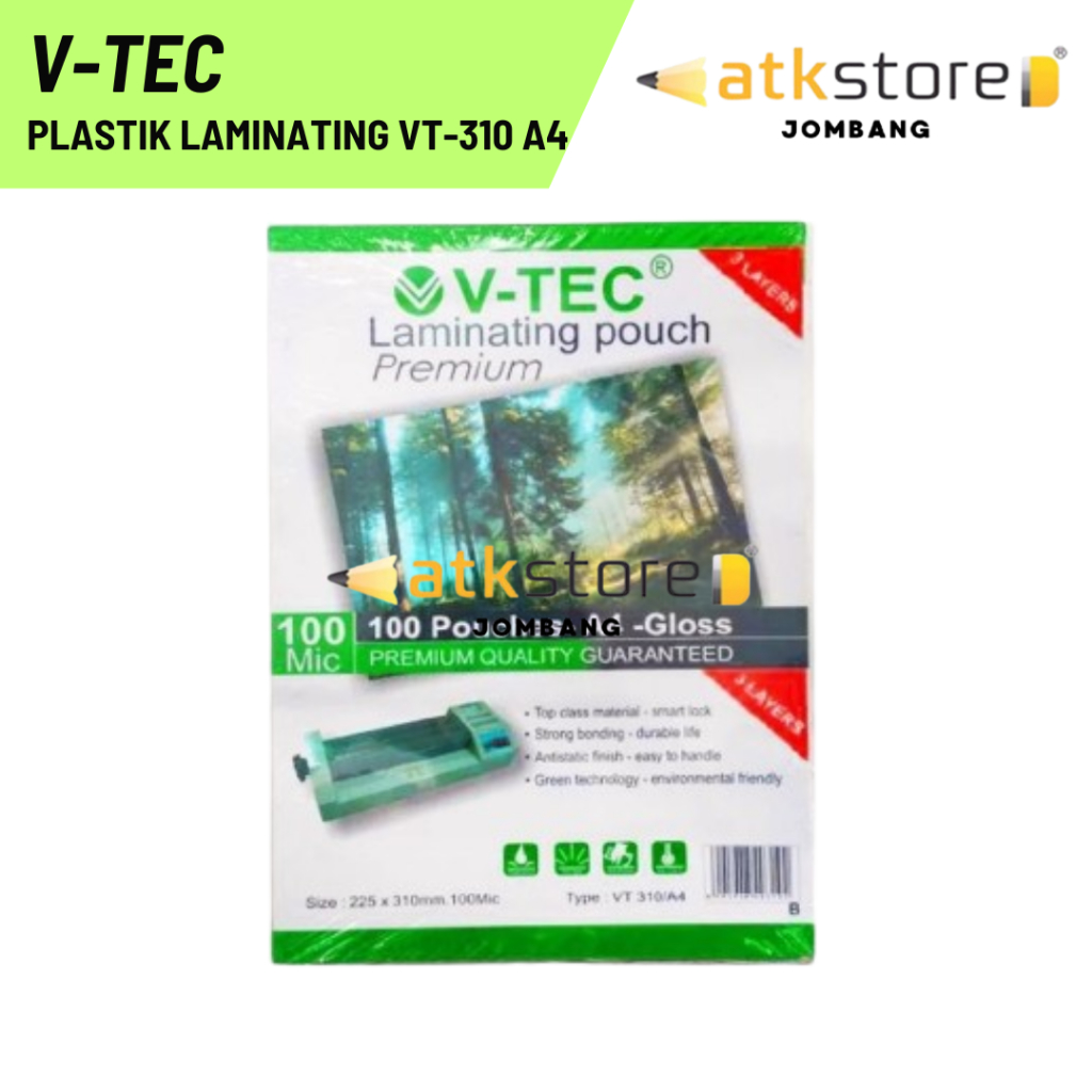 

V-TEC Plastik Laminating VT-310 A4 / Plastik Laminating A4