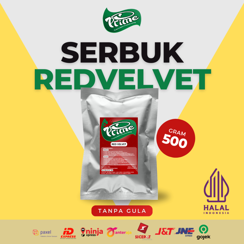 

Prime Bubuk MInuman Rasa Red Velvet 500gr