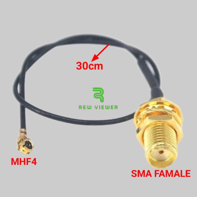 Pigtail MHF4 TO SMA FAMALE Cocok Buat Antena HP