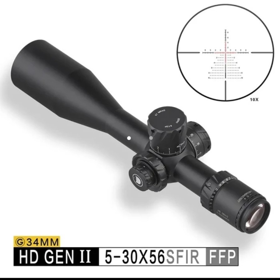 Telescope Discovery HD GEN II 5-30x56 SFIR FFP -ZERO STOP
