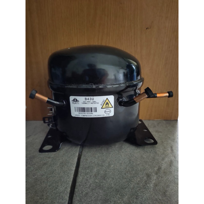 COMPRESSOR KULKAS/FREEZER 1/5PK R290 | KOMPRESOR HUAYI B35U 1/5PK R290 KULKAS/FREEZER | HUAYI B 35 U