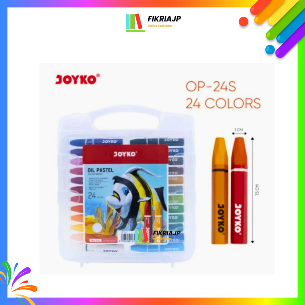 

Crayon 24 Warna Joyko -Kemasan Besar