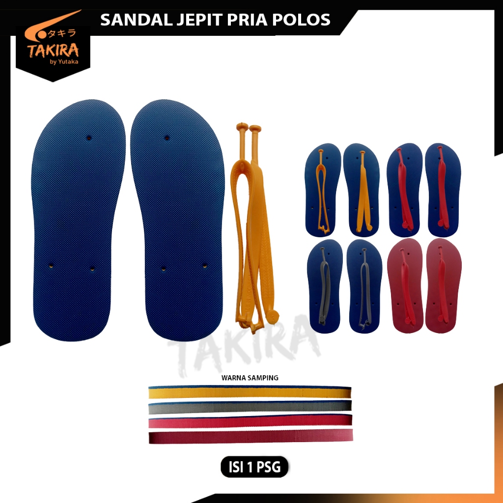 Sandal Jepit Tali Karet Pria Termurah
