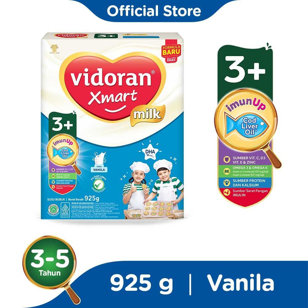 

VIDORAN XMART 3+ RASA VANILA 925Gr