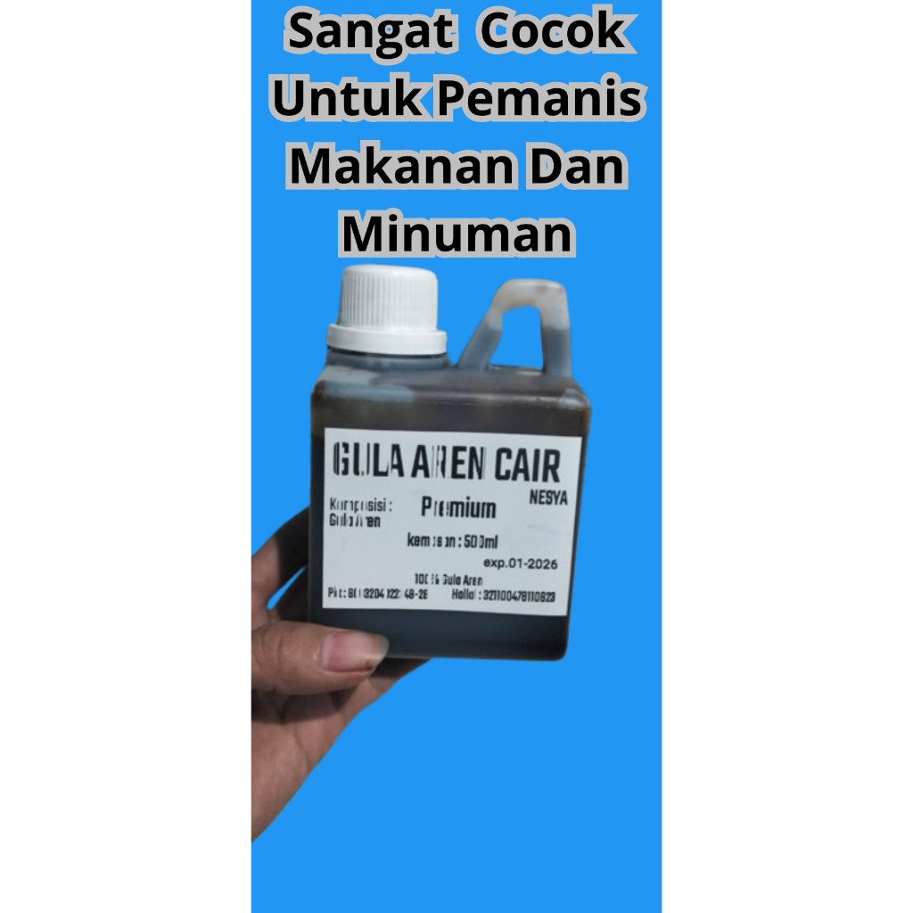 

gula aren cair/gula aren cair premium/kemasan 500ml/liquid palmsugar