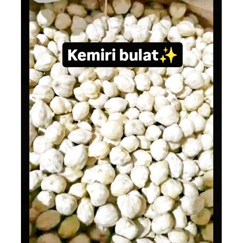 

kemiri bulat 1kg original 100℅ | bumbu dapur kualitas premium | rempah -rempah | bumbu masak | kemiri premium